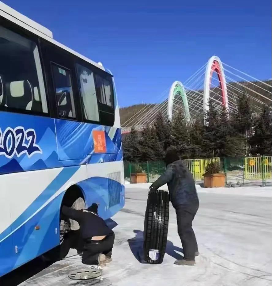 賽輪輪胎為北京冬奧會(huì)部分運(yùn)營車輛使用的輪胎提供服務(wù)
